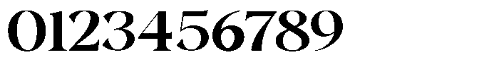 Gustian Medium Expanded Font OTHER CHARS