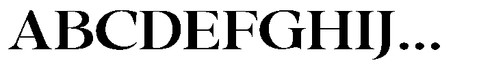 Gustian Medium Expanded Font UPPERCASE