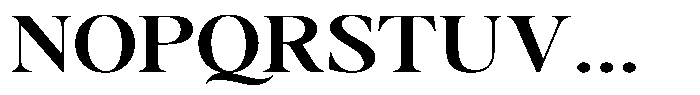 Gustian Medium Expanded Font UPPERCASE