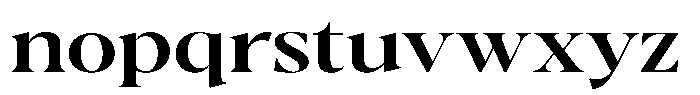 Gustian Medium Expanded Font LOWERCASE
