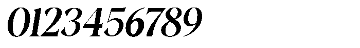 Gustian Medium Italic Font OTHER CHARS