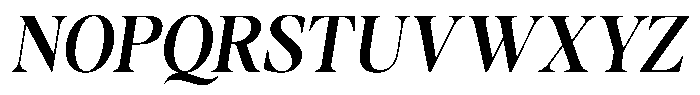 Gustian Medium Italic Font UPPERCASE