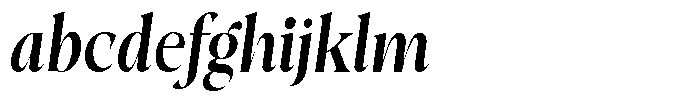 Gustian Medium Semi Condensed Italic FONT