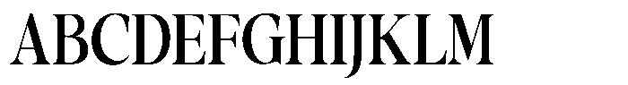 Gustian Medium Semi Condensed Font UPPERCASE