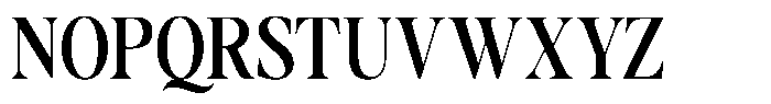Gustian Medium Semi Condensed Font UPPERCASE