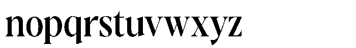 Gustian Medium Semi Condensed Font LOWERCASE
