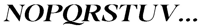 Gustian Medium Semi Expanded Italic Font UPPERCASE