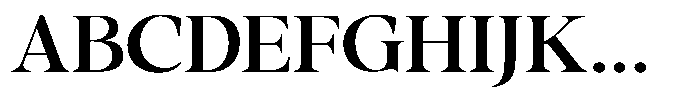 Gustian Medium Semi Expanded Font UPPERCASE