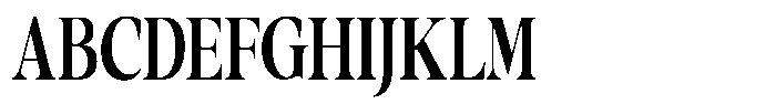 Gustian Semi Bold Condensed Font UPPERCASE