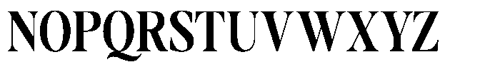 Gustian Semi Bold Semi Condensed Font UPPERCASE