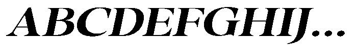 Gustian Semi Bold Semi Expanded Italic Font UPPERCASE