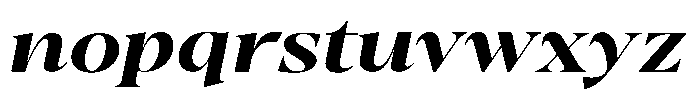 Gustian Semi Bold Semi Expanded Italic Font LOWERCASE