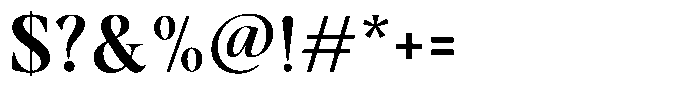 Gustian Semi Bold Font OTHER CHARS
