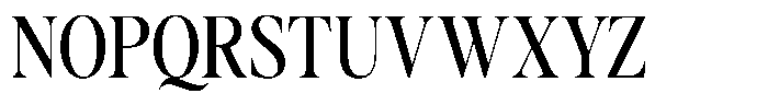 Gustian Semi Condensed Font UPPERCASE
