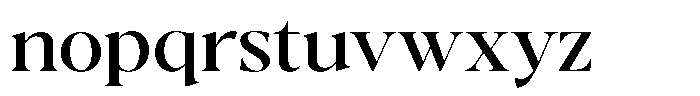 Gustian Semi Expanded Font LOWERCASE