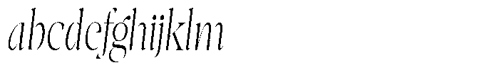 Gustian Thin Condensed Italic FONT