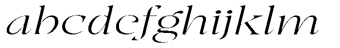 Gustian Thin Expanded Italic FONT