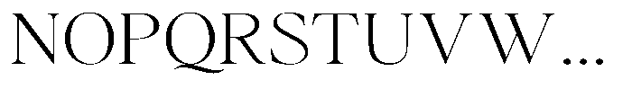 Gustian Thin Expanded Font UPPERCASE