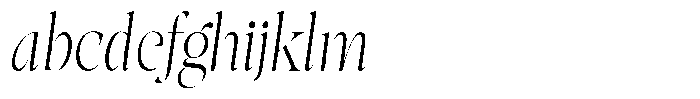 Gustian Thin Semi Condensed Italic FONT