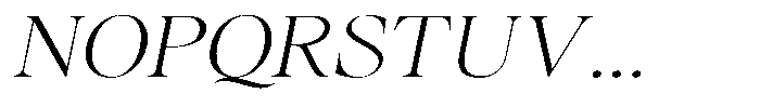 Gustian Thin Semi Expanded Italic Font UPPERCASE