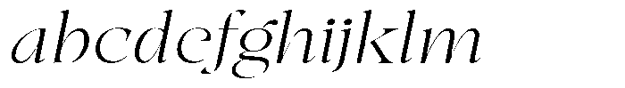 Gustian Thin Semi Expanded Italic FONT