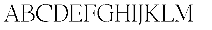 Gustian Thin Semi Expanded Font UPPERCASE