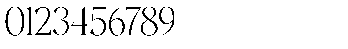 Gustian Thin Font OTHER CHARS
