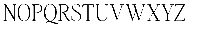 Gustian Thin Font UPPERCASE