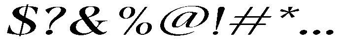 Gustian Variable Black Italic Font OTHER CHARS
