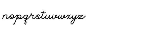 Guteloy Regular Font LOWERCASE