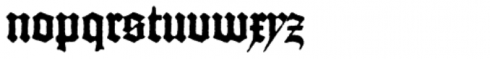 Gutenberg A Font LOWERCASE