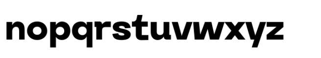 Guton Extra Bold Font LOWERCASE