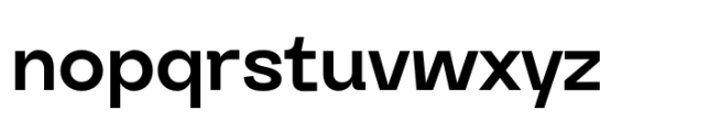 Guton Semi Bold Font LOWERCASE