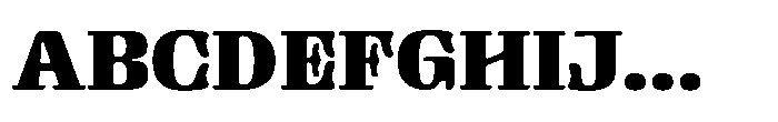 Gutriger Black Font UPPERCASE