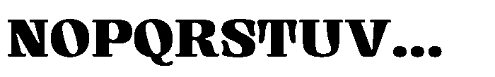 Gutriger Black Font UPPERCASE