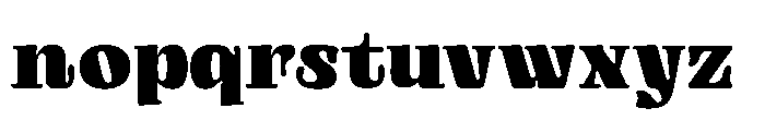 Gutriger Black Font LOWERCASE