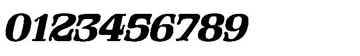 Gutriger Bold Oblique Font OTHER CHARS