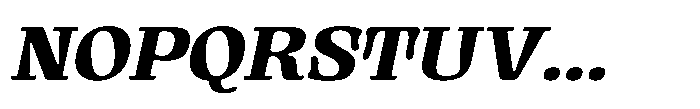 Gutriger Bold Oblique Font UPPERCASE