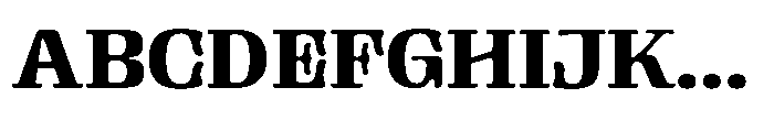 Gutriger Bold Font UPPERCASE