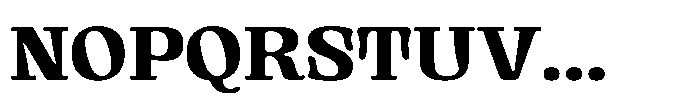 Gutriger Bold Font UPPERCASE
