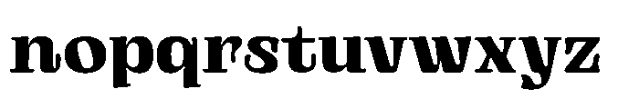 Gutriger Bold Font LOWERCASE