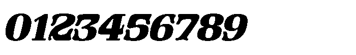 Gutriger Extra Bold Oblique Font OTHER CHARS