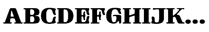 Gutriger Extra Bold Font UPPERCASE
