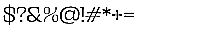 Gutriger Extra Light Font OTHER CHARS