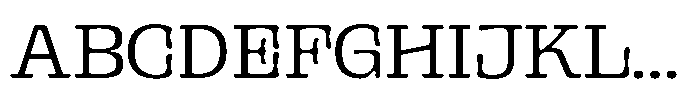 Gutriger Extra Light Font UPPERCASE