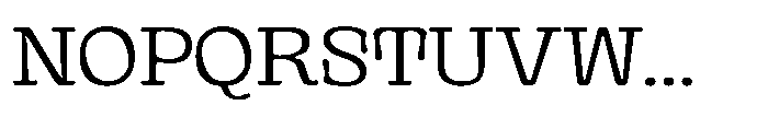 Gutriger Extra Light Font UPPERCASE
