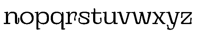 Gutriger Extra Light Font LOWERCASE