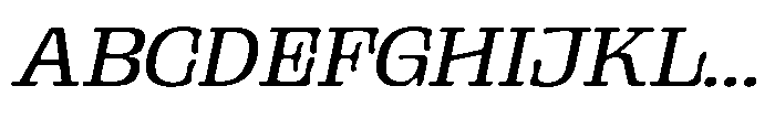 Gutriger Light Oblique Font UPPERCASE