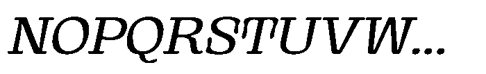 Gutriger Light Oblique Font UPPERCASE