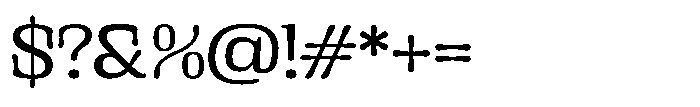 Gutriger Light Font OTHER CHARS